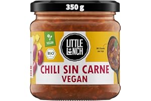 ‎LITTLE LUNCH Little Lunch Bio Eintopf Chili Sin Carne | 350ml | 100% Bio-Qualität | Vegan | Glutenfrei | Laktosefrei | Ohne zugesetzten Zucker | Keine künstlichen Zusätze | Ohne Geschmacksverstärker