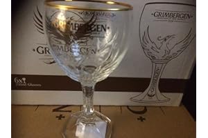 Grimbergen - Set di 6 bicchieri da birra, 2018