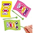 Baker Ross FX886 Mini Xylophones - Pack of 3, Small Musical Toys for Kids Party Bags