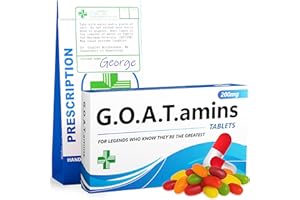 JOYFUL CLAN GOATamins Sweets – Funny Thank You Gift, Proud of You Present, Motivational GOAT Trophy Cup for Men & Women – Appreciation Gifts for Legends, Best Mum & Dad - Xmas Secret Santa Gag Stocking Filler