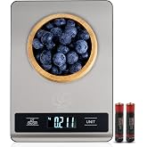 Bluefox Dijital Mutfak Tartısı, 10kg/1g Hassasiyet, Paslanmaz &Ccedil;elik, 6 Birim D&ouml;n&uuml;ş&uuml;m&uuml; (g/kg/lb/oz/ml/milk ml), 2&times;AAA Pil Dahi