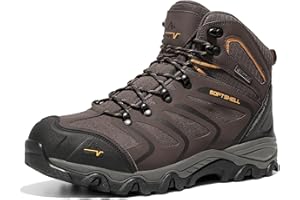 NORTIV 8 Herren Outdoorschuhe Wanderstiefel Trekking Wanderschuhe Wasserdicht Mid Kletterschuhe Bergsteigen Hiking Boots Armadillo Serien