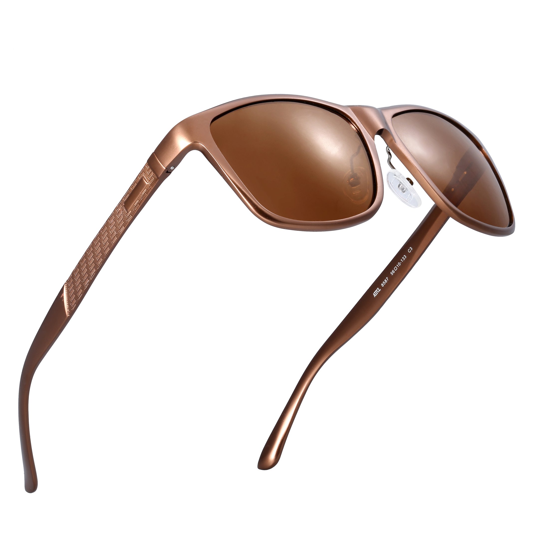 ATTCL-Hombre-Gafas-de-sol-Polarizado-Al-Mg-Metal-Super-Ligero-Marco