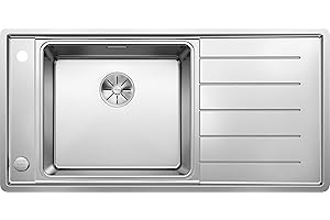 Blanco 523000 ANDANO XL 6 S-If Évier de Cuisine, Acier Inoxydable, Normale Abtropffläche