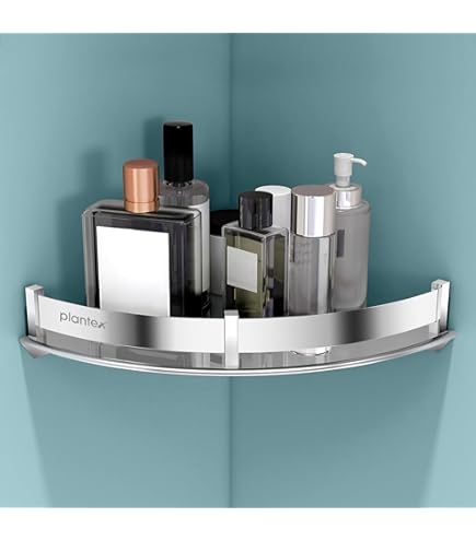 Schluter Triangular Corner Shelf - Stainless Steel Shower Shelf For Tiled Walls