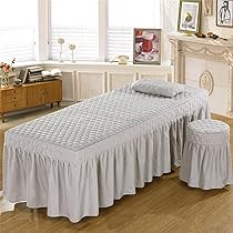 Lenzuola Per Lettino Massaggio 200x75cm - Set 2 Pezzi In Cotone Per Spa E Bellezza - Foto 9