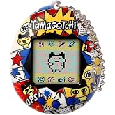 Tamagotchi Orijinal Sanal Bebek &Ccedil;i&ccedil;ekli Kumaş Deseni