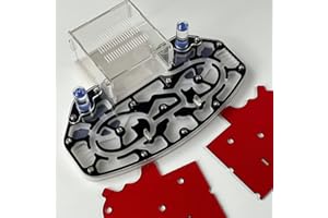 ANT GRAPE Large Size 24 * 18cm Arylic ANT NEST, ANT FARM, ANT HABITAT, FORMICARIUM WITH BUILT-IN ARENA “PLATFORM” (BLACK)