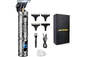 Suttik Hair Clippers for Men, Beard Trimmer, Zero Gapped T-Blade Trimmers Clipper for Hair Cutting, Cordless Professional Barber, Liners Clipper Haircut