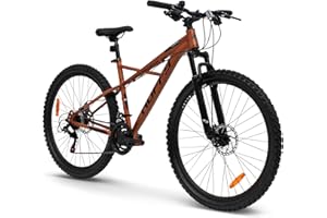 Huffy Mountainbike Bicicleta de montaña Korros 27,5 Pulgadas, marrón