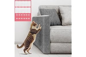 alophoty Griffoir Chat Canapé Gris - 200x40cm Protection Canape Chat Anti Griffe, Durables, Adapté aux Chats, Facile à Installer pour Les Propriétaires de Chats