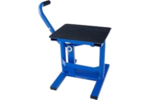 BikeTek MX Lift Stand Pop Up Motocross Paddock Stand - Blue
