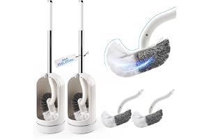 Topsky Toalettborstar, set med 2 stycken, kantrenare och 4 borsthuvuden