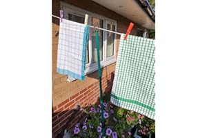 myAIMS Prop Heavy Duty Twist lock Metal Galvanised Outdoor Indoor Airer Rope String Garden Washing Line Cloths Laundry Support pole Extendable from 1.5 to 2.2m Telescopic strong (1pk Twist Lock)