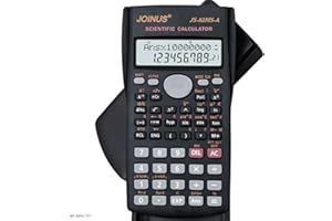 ESELLERTREE Scientific Calculator,Multi-Function 2-Line Display Digital LCD Scientific Calculator for School For Secondary Science Maths Stationary Calculator 240 Calculations Function Protective.