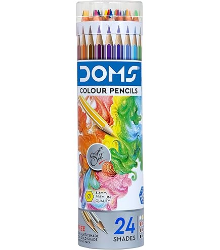 Camlin Kokuyo Bi-Color Bleistift – 24 Farben In Einem Stift