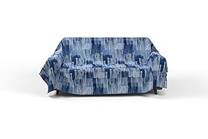 ITALIAN BED LINEN Fantasy Mt-Fa-2P dekoracyjna chusta, 270 x 260 cm, malowana, mikrofibra, podwójna