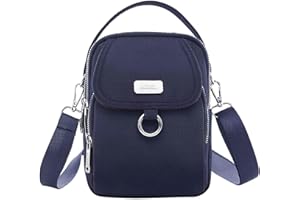 Yolimok Waterproof Women Crossbody Bag Elegant Oxford Messenger Bags Simple for Work Over the Shoulder Bag with Adjustable Wide Strap Versatile Crossbody Bags for Women with Multiple Pockets