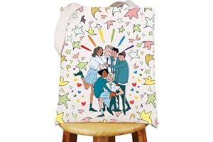 WZMPA Borsa a tracolla in tela per i fan di Nick e Charlie, idea regalo ispirata all'amore per i fan della serie TV