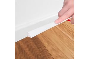 WOLAIYE Biała, samoprzylepna, wodoodporna, elastyczna taśma uszczelniająca do toalety, umywalki, wanny, prysznica, podłogi (mały rozmiar, 3 metry)