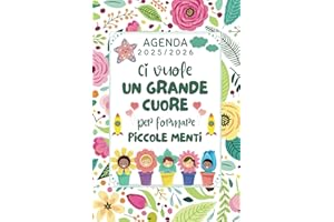 Agenda 2025 2026: Regalo Maestra Insegnanti fine Anno Asilo Nido Primaria infanzia Elementare