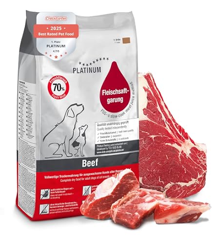 WOW Dog Hunde Trockenfutter Rind | fr ausgewachsene Hunde, 32%  Fleischanteil, getreidefrei | 6 kg / 2er Pack : Amazon.de: Haustier
