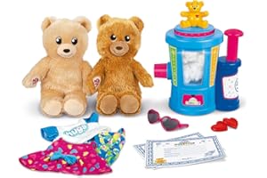 Casdon Stacja do wypychania Build-A-Bear Workshop | At-Home Build-A-Bear stacja wypychająca dla dzieci w wieku od 3 lat | Wypchaj, ubierz się i przytulaj swoich futrzanych przyjaciół | Stacja