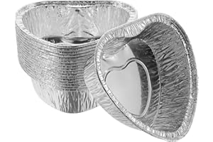 UPKOCH 100 Pirottini in Alluminio Per Cupcake E Dolci, Vaschette Per Budino, Crostatine, Ideali Per Feste E Riunioni Familiari, 9x8x3 Cm