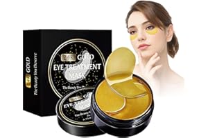 DORZU 60 Pcs Patch Occhi, Maschera Occhi, Patch Occhiaie e Borse, Anti-Rughe e Anti-Occhiaie, Rimuovi Borse e Puffiness, Effetto Idratante e Antietà