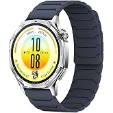 Rongep [Magnex Loop] Huawei ile Uyumlu 22mm Kordon GT6/GT6 Pro/GT Runner 2/GT5/5 Pro/GT4/GT3 46mm i&ccedil;in 1.Sınıf Soft Silikon G