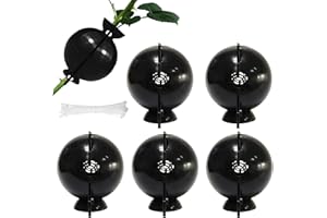 RIZTGAE 5PCS Germoir Boule de Marcottage Aerien,Mini Serre Pour Semis Godets de Repiquage Germer Pour Plante Germer Intérieur Extérieur Matériel Pour Serre et Semis Bouturage Boule Marcottage Kit Germination