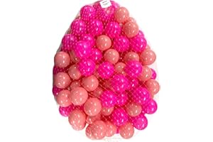 STERUN Ball Pit Balls 100/500 Playballs Smooth Surface & No Sharp Edges, Crush Proof, Toxic Free 6cm Soft Pit Balls For Kids Indoor Outdoor Play | For Ball Pit
