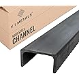 K I Metals Mild Steel Channel - 100mm Width x 50mm Height x 8.5mm Thickness x 1.2M Length | Durable Structural Steel Channel for Construction, Residential, & Commercial Use | Heavy-Duty Design