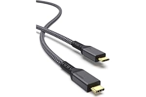 Kabel Thunderbolt 4 1.2 m/40Gbps,Maxonar Kabel TB4 USB C4.0 20V/5A 100 W Obsługuje 8K30hz/5K@60Hz/Dual 4K60Hz,Mac Studio,M1 Macbok Air,Zewnętrzny Dysk SSD Thunderbolt 3,eGpu,Stacja Dokująca USB-C