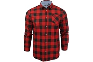 Brave Soul 'Jack' Brushed Flannel Check Shirt - Long Sleeved