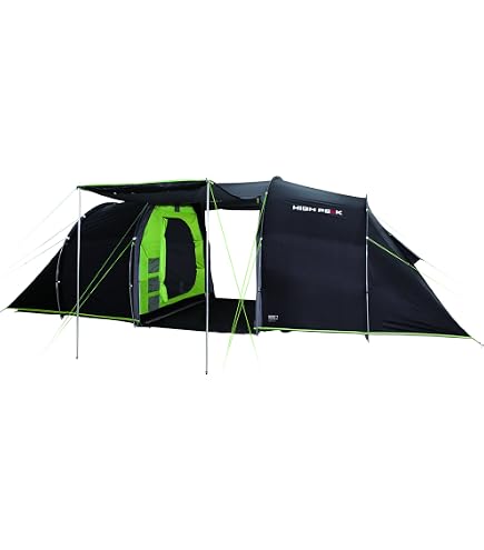 High Peak Como 6.0 tent grey/green Sports & Outdoors