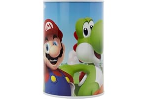 STOR Tirelire en MÉTAL Supermario Multicolore
