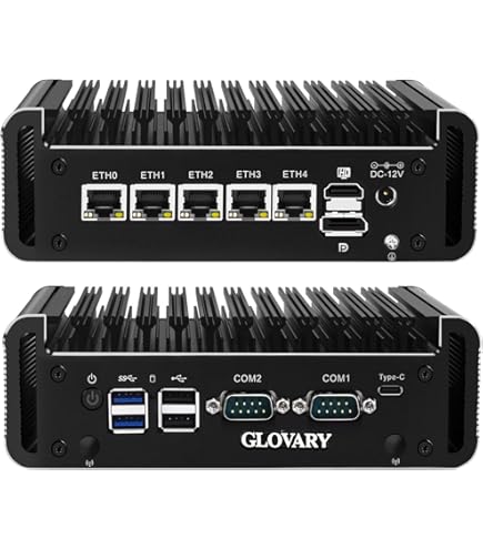 HUNSN Micro Firewall Appliance, Mini PC, PFSense, Mikrotik