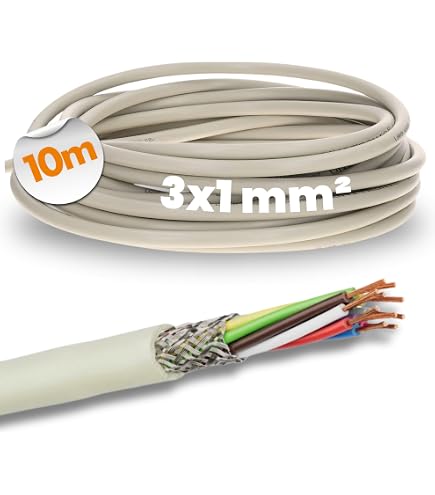 Shielded power cable for eddy brakes