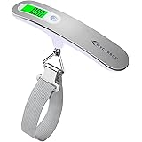 MYCARBON Bilancia per Valigie Bilancia Valigie da Viaggio Elettronica Digitale 50KG Funzione Tara LCD Display Bilancia Pesa V