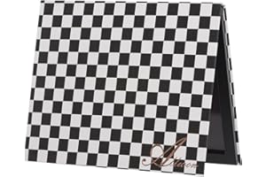 Allwon Extra Large Magnetic Palette Checkered Black Empty Makeup Palette for Eyeshadow Lipstick Blush Powder