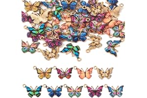 FASHEWELRY Animal Theme Enamel Charm Cute Animal Dangle Charm For Jewelry Making DIY Crafts