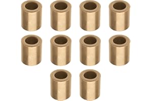Othmro Samosmarujące tulejki łożyska olejowego proszek metalurgiczny cyna brąz 6 mm otwór x 10 mm średnica zewnętrzna x 12 mm długość 10 szt