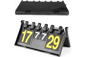 Joyeee Portable Digital Scoreboard, Ping Pong Score Keeper Scoreboard for Tennis Soccer Football Sports, Sports Supplies Score Board for Games, Best Coaches Gifts Idea for Men, Boys