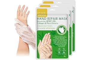 Zoxpm Handvård Handmask 3 Par av fukthandske Anti-aging fuktgivande handvård för torra åldrande knäckta händer för kvinnor och män