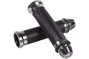 BONNOEUVRE Manopole moto, 1 Paio Universale 7/8" Motociclo Manopole Motocicletta Manubri Alluminio