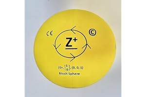 ZER021 Bloch Sphere Quantum Model Ball – 3D Physics Teaching Aid for Quantum Mechanics | STEM Educational Gift for Students, Teachers & Science Enthusiasts