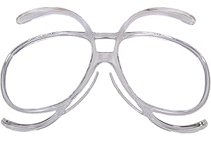 Rapid Eyewear Rx Prescription Optical Insert for Ski, Snowboard & Motocross Goggles. Adaptor Clip Fits Mens & Womens Adult Size Goggles