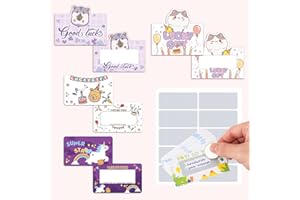 Yolistar Lot de 20 Cartes à Gratter Personnalisable, Thème d'anniversaire, DIY Cartes à Gratter Autocollant Tickets à Gratter Scratch Card Sticker Cartes à Gratter Cartes Étiquette Rectangle