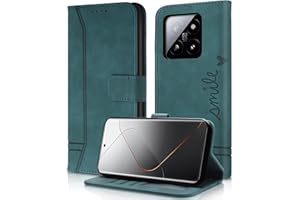 AsWant Funda para Xiaomi 14 Pro - Cuero de PU Cartera Multifunción de Cierre Magnético Función Flip Case Carcasa Xiaomi 14 Pro (Verde)